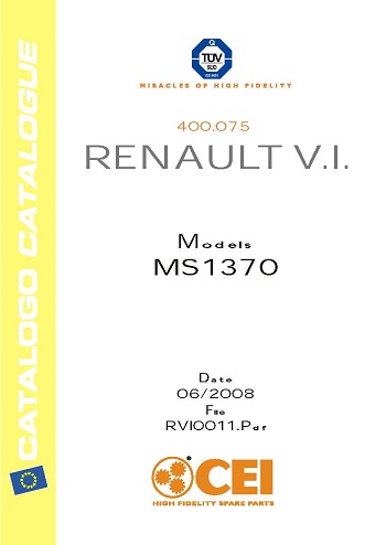 CEI catalogue for Renault 2008 models MS1370_Страница_1