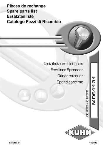 Kuhn MDS 1131 Fertilizer Spreader_Страница_01