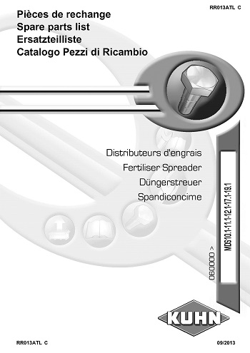 Kuhn MDS10.1-11.1-12.1-17.1-19.1 Fertilizer Spreader_Страница_01