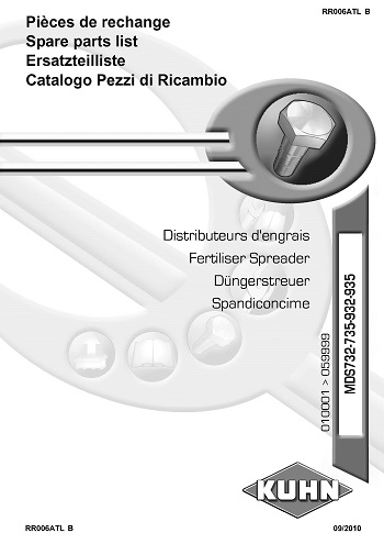 Kuhn MDS732-735-932-935 Fertilizer Spreader_Страница_01